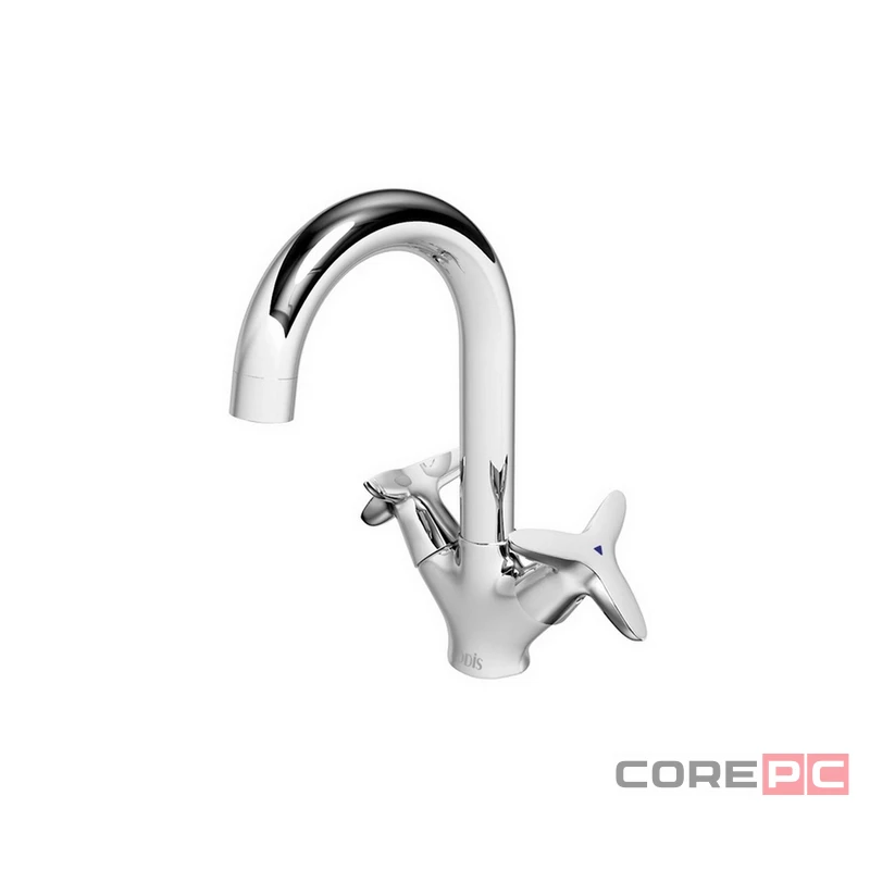 Смеситель для раковины Iddis COPSB00i01, вентильное управление, цвет хром