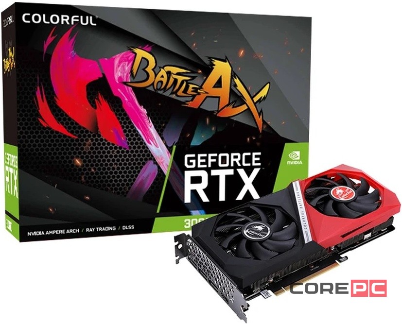 Видеокарта Colorful (RTX 3060 NB DUO 12G V4 L-V) GeForce RTX 3060 12GB NB DUO V4 L-V