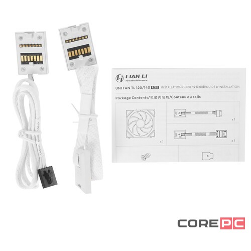 Вентилятор для корпуса Lian Li UNI FAN TL LED 120 Reverse ARGB White (G99.12RTL1W.R0)