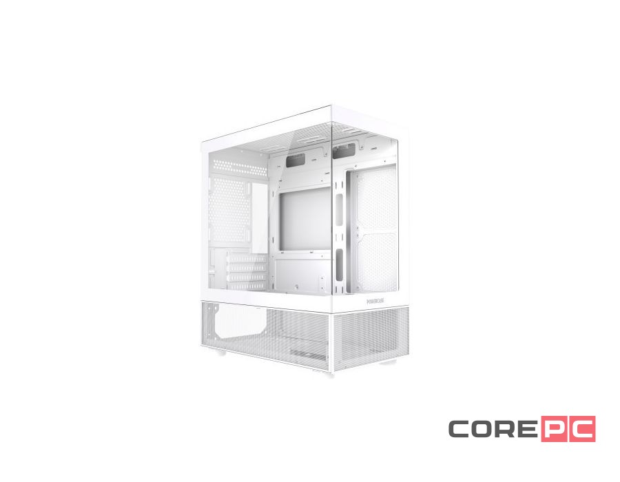Компьютерный корпус Powercase Vision Micro M2 TG White (CVMWM2-L0)