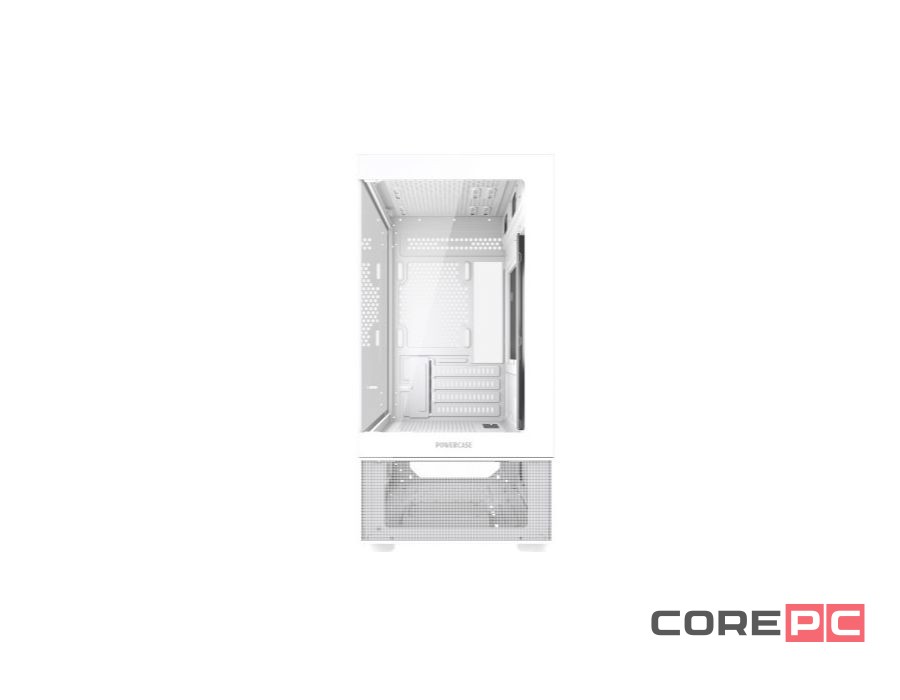 Компьютерный корпус Powercase Vision Micro M2 TG White (CVMWM2-L0)