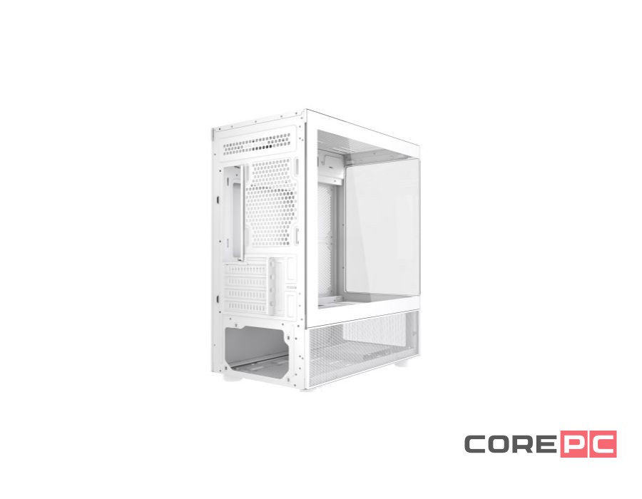 Компьютерный корпус Powercase Vision Micro M2 TG White (CVMWM2-L0)