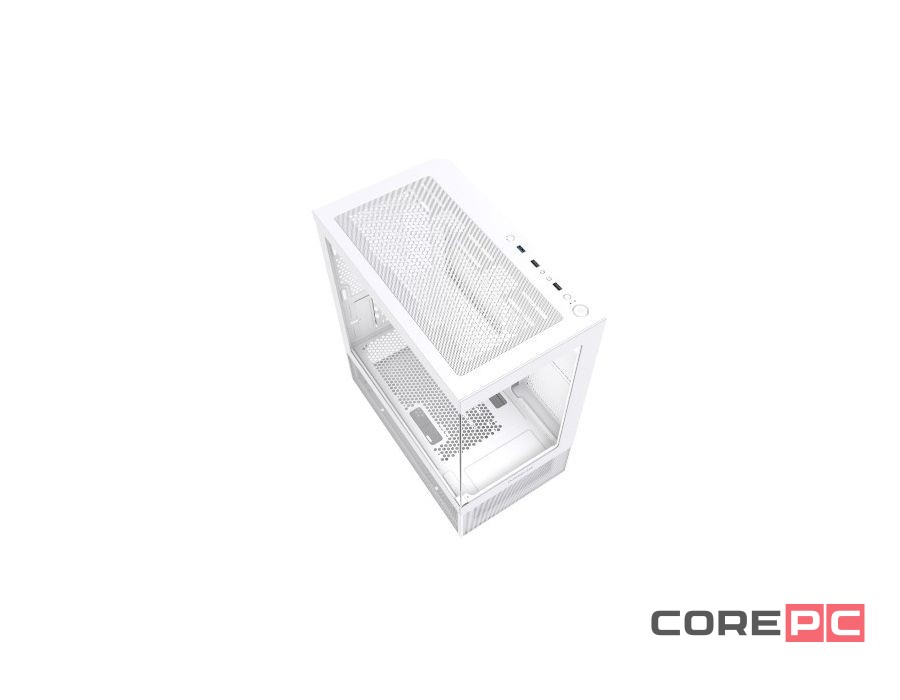 Компьютерный корпус Powercase Vision Micro M2 TG White (CVMWM2-L0)