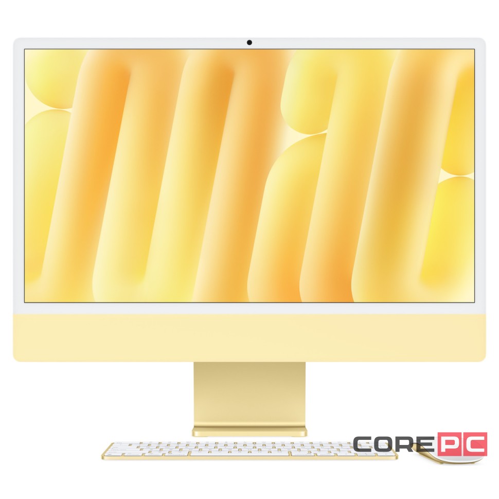 Apple iMac 24" with Retina 4.5K (M3 8C CPU, 10C GPU/24GB/1TB) (Yellow) (Z19F000DD)
