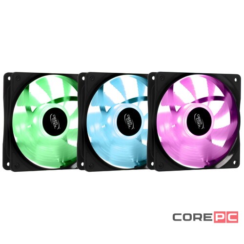 Комплект вентиляторов для корпуса Deepcool RF120 120 3 in 1 (DP-FRGB-RF120-3C)