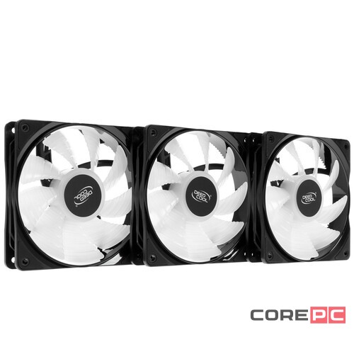 Комплект вентиляторов для корпуса Deepcool RF120 120 3 in 1 (DP-FRGB-RF120-3C)