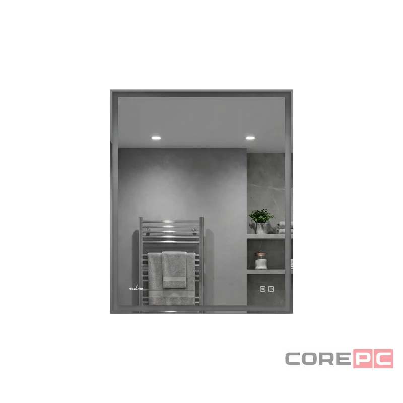Зеркало MIXLINE Адор-Лайт-2 600х800 (ШВ) сенсор, светодиодная подсветка+подогрев, мини короб