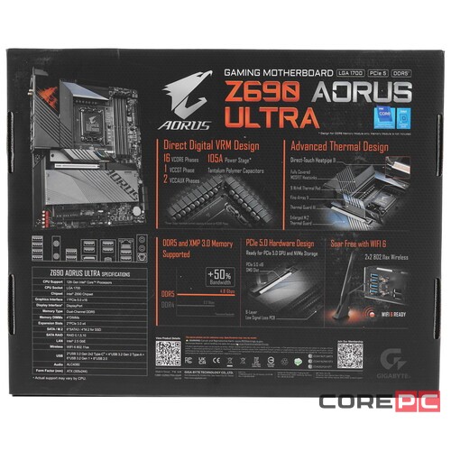 Материнская плата Gigabyte Z690 AORUS ULTRA