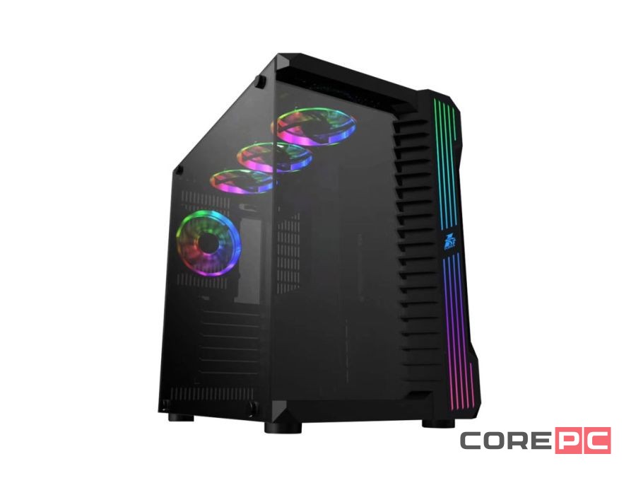 Компьютерный корпус 1STPLAYER STEAMPUNK SP9 Black (SP9-BK)