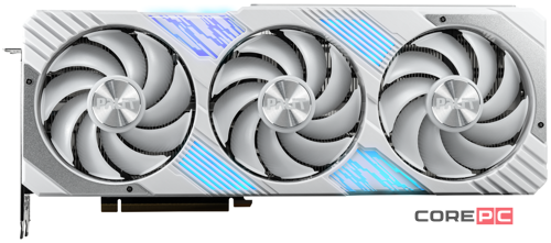 Видеокарта Palit (NED407TV19K9-1043W) GeForce RTX 4070 Ti 12GB GAMINGPRO White OC