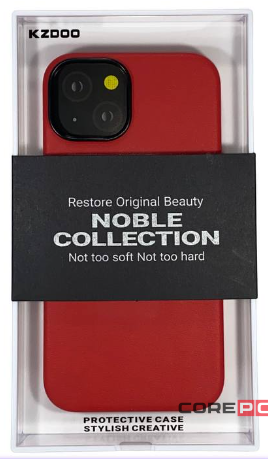 Накладка для i-Phone 14 K-Doo Noble кожаная красный