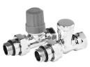 Набор термостатический для радиатора прямой ROYAL THERMO Design 1/2quot; Click (Хром)