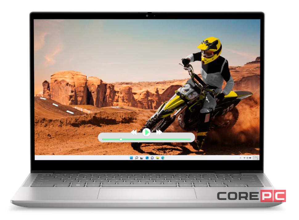 Ноутбук Dell Inspiron 14 2-in-1 7435 (Ryzen 7 7730U/16GB/1024GB SSD/14.0"/1920x1200/Touch/AMD Radeon/Windows 11 Home) Серебристый