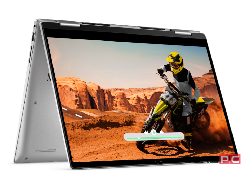 Ноутбук Dell Inspiron 14 2-in-1 7435 (Ryzen 7 7730U/16GB/1024GB SSD/14.0"/1920x1200/Touch/AMD Radeon/Windows 11 Home) Серебристый