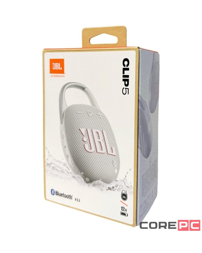 Bluetooth колонка JBL Clip 5 белый