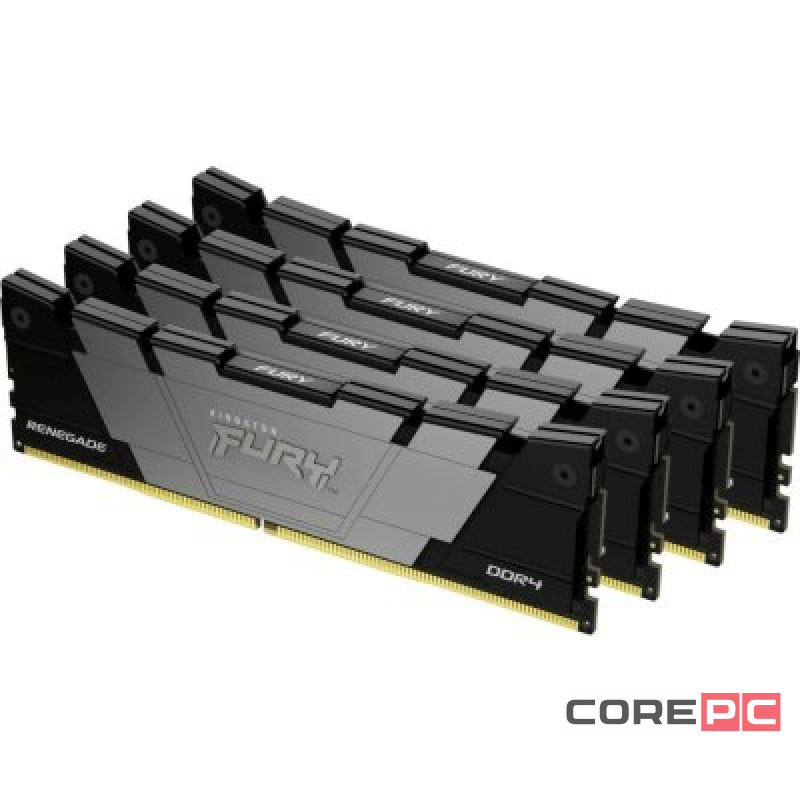 Оперативная память 128 Gb 3200 MHz Kingston FURY Renegade Black/Gray (KF432C16RB2K4/128)