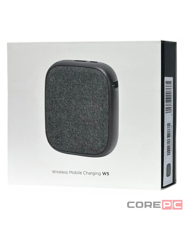 Powerbank с функцией беспроводной зарядки Solove Power Bank W5 10000mAh серый