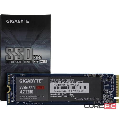 Твердотельный накопитель Gigabyte 256 Gb GP-GSM2NE3256GNTD