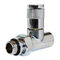 Вентиль ручной регулировки Royal Thermo PIANO (хром), 1/2quot; прямой