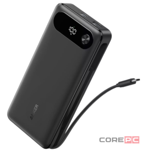 Powerbank Anker (A1383611) 20000mAh 1USB/1C 87W черный