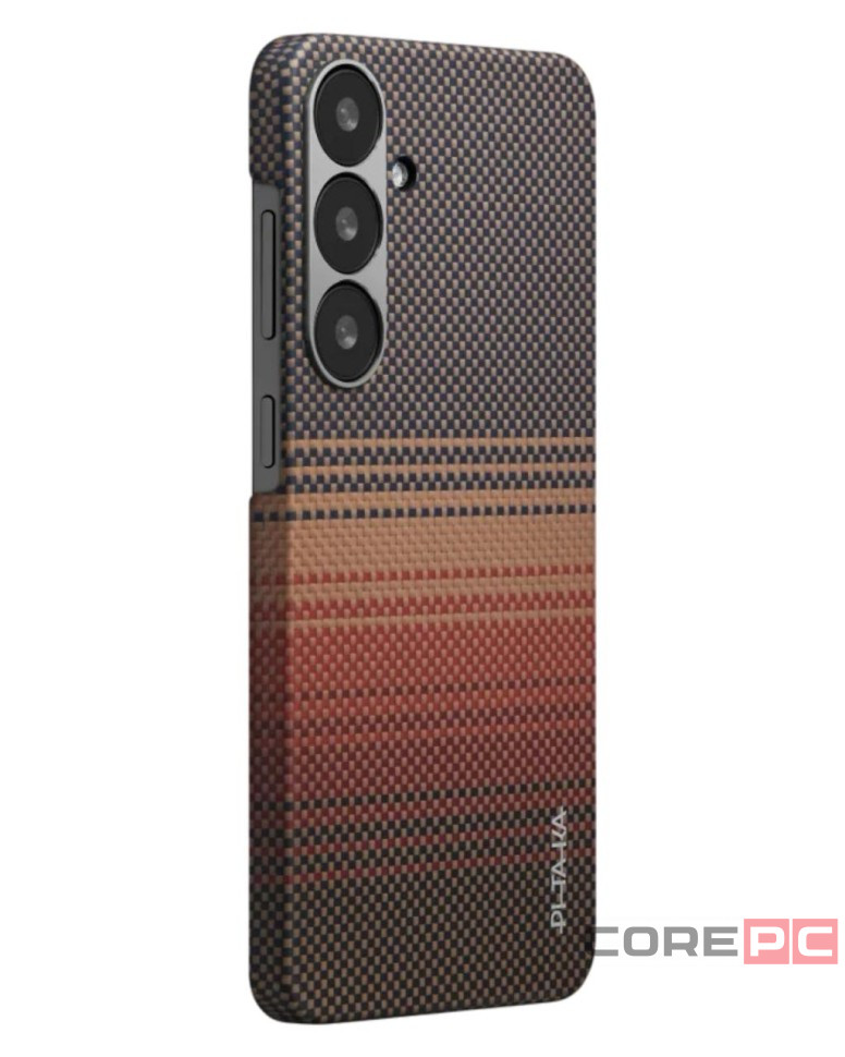 Накладка для Samsung Galaxy S25+ Pitaka Tactile Woven Case (Sunset)