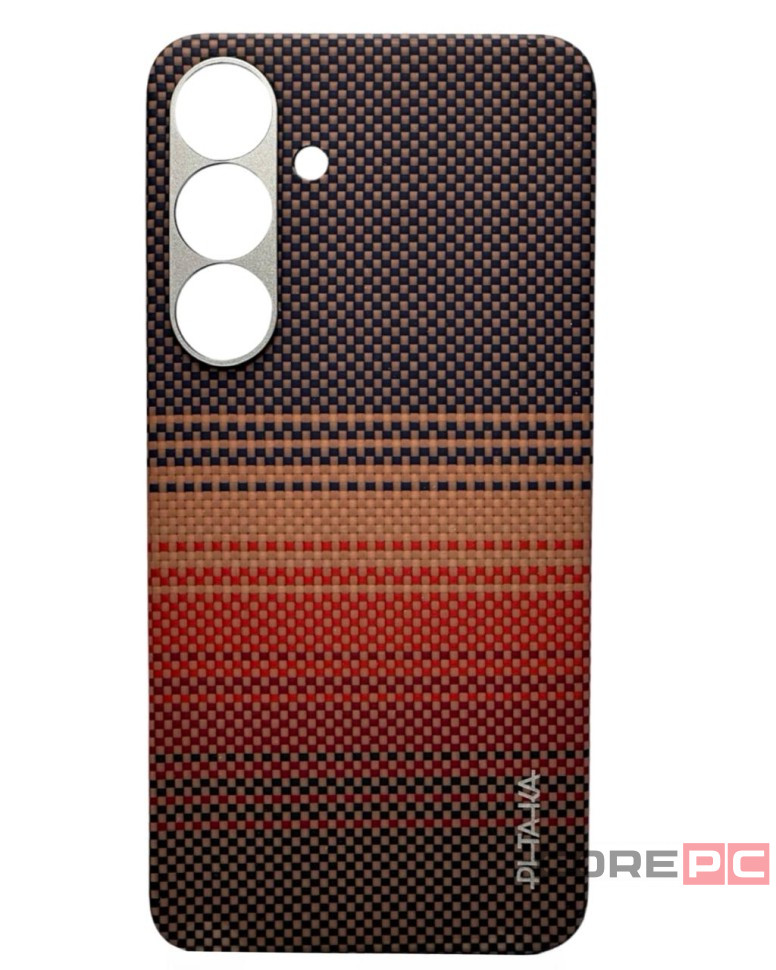 Накладка для Samsung Galaxy S25+ Pitaka Tactile Woven Case (Sunset)
