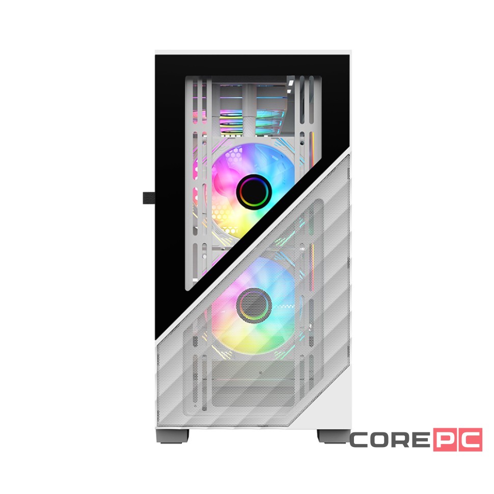 Компьютерный корпус 1STPLAYER DK D7 LED White (D7-WH-3F1-W)