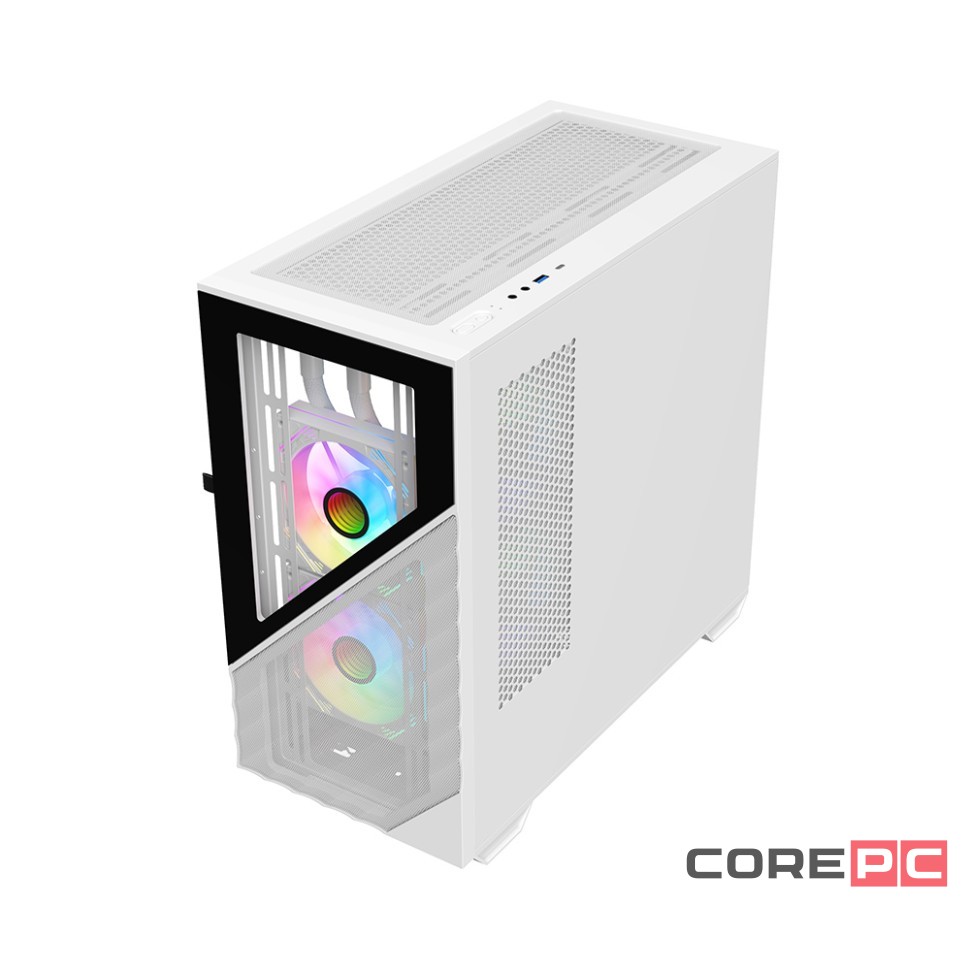 Компьютерный корпус 1STPLAYER DK D7 LED White (D7-WH-3F1-W)