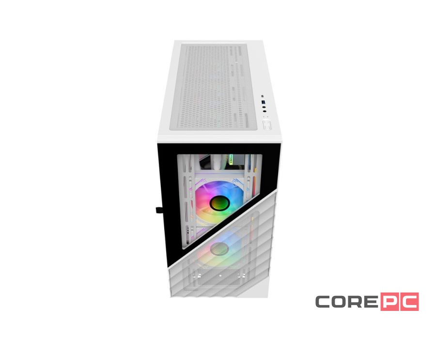 Компьютерный корпус 1STPLAYER DK D7 LED White (D7-WH-3F1-W)