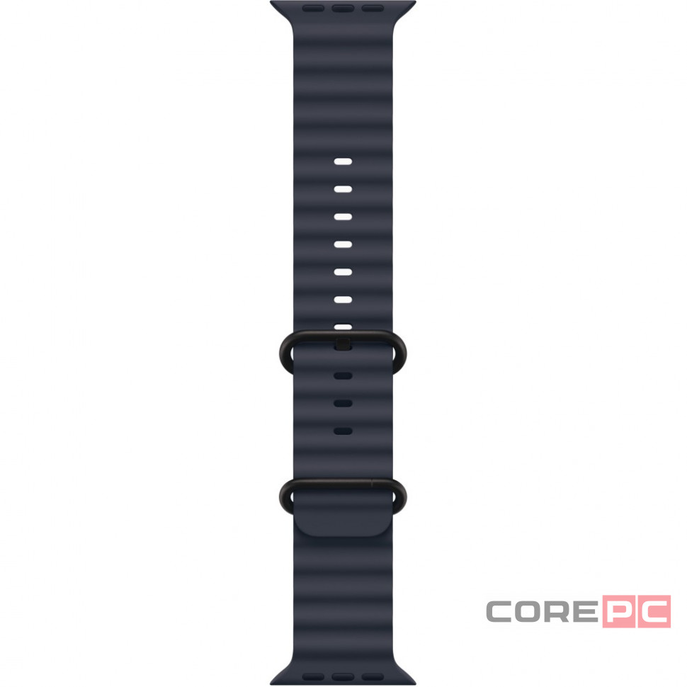 Apple Watch Ultra 2 (2024) 49mm Black Titanium Case with Navy Ocean Band (One Size)