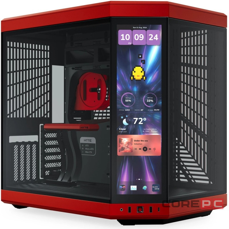 Компьютерный корпус HYTE Y70 Touch Infinite Black/Red (CS-HYTE-Y70TTI-RB)