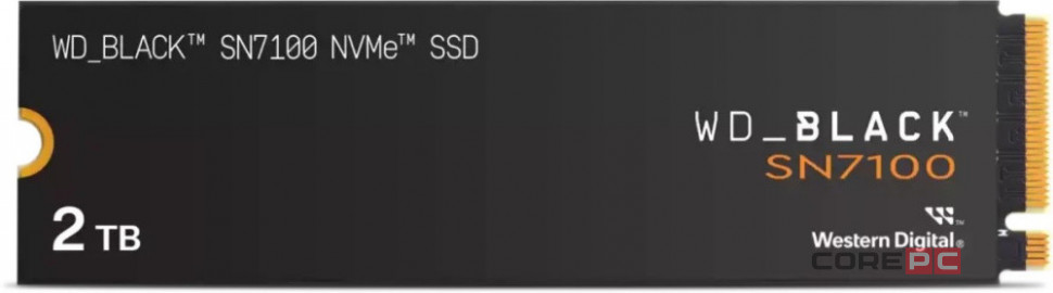 Твердотельный накопитель Western Digital 2000 Gb SN7100 (WDBELG0020BBK-WRSN)