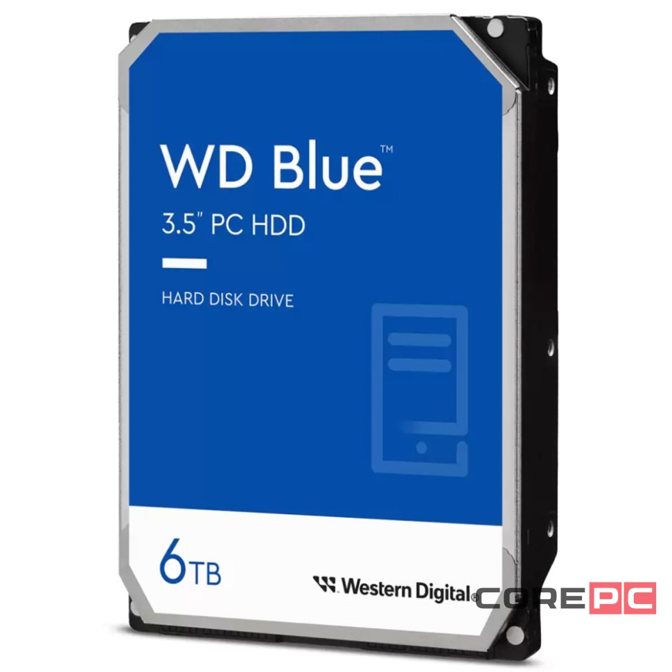 Жесткий диск Western Digital 6000 Gb Blue (WD60EZAX)