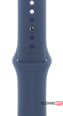 Apple Watch SE (2024) 44mm Silver Aluminium Case with Denim Sport Band (M/L)