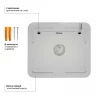 Зеркало MIXLINE Стив 700х680 (ШВ) сенсорный выключатель, светодиодная подсветка
