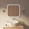 Зеркало MIXLINE Стив 700х680 (ШВ) сенсорный выключатель, светодиодная подсветка