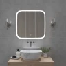 Зеркало MIXLINE Стив 700х680 (ШВ) сенсорный выключатель, светодиодная подсветка