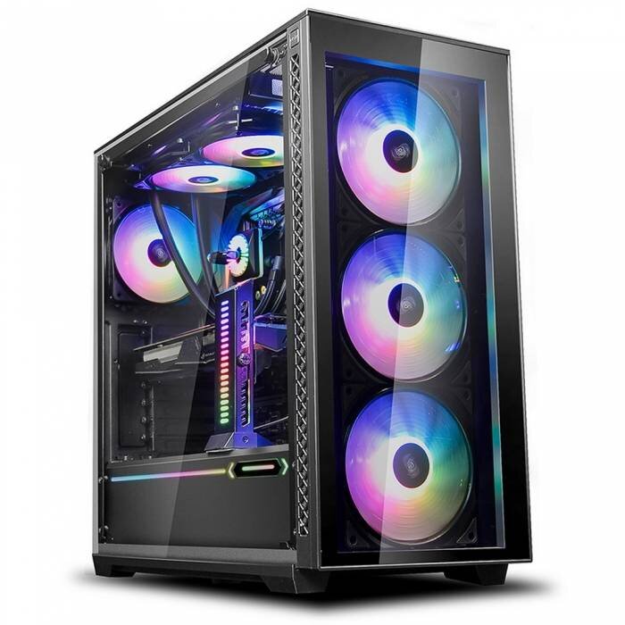 Компьютерный корпус Deepcool MATREXX 70 ADD-RGB 3F DP-ATX-MATREXX70-BKG0P-3F