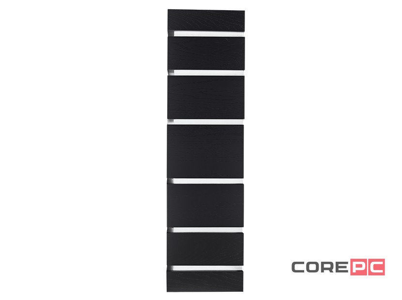 Портал Firelight Moderno 25 шпон чёрный дуб