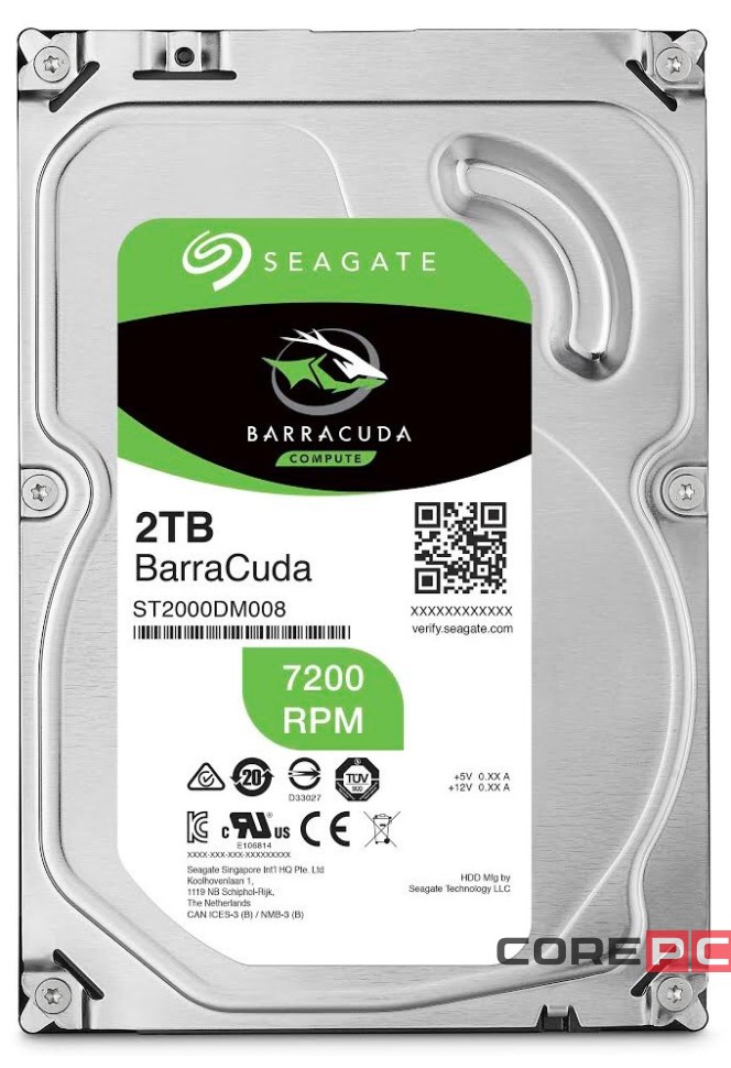 Жесткий диск Seagate 2000 Gb (ST2000DM008)