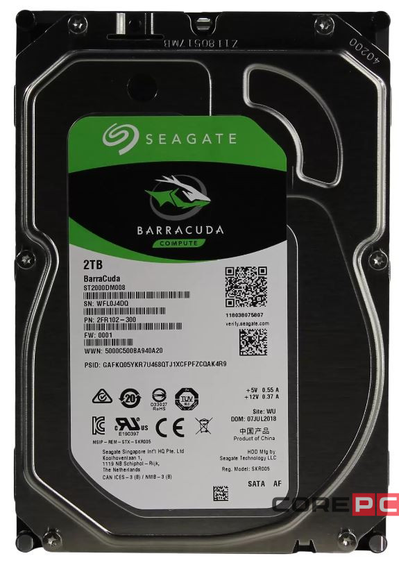 Жесткий диск Seagate 2000 Gb (ST2000DM008)