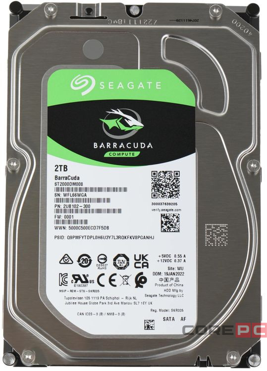 Жесткий диск Seagate 2000 Gb (ST2000DM008)