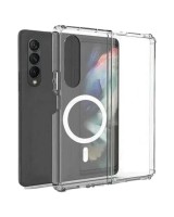 Накладка для Samsung Galaxy Z Fold 5 силикон MagSafe Clear Case