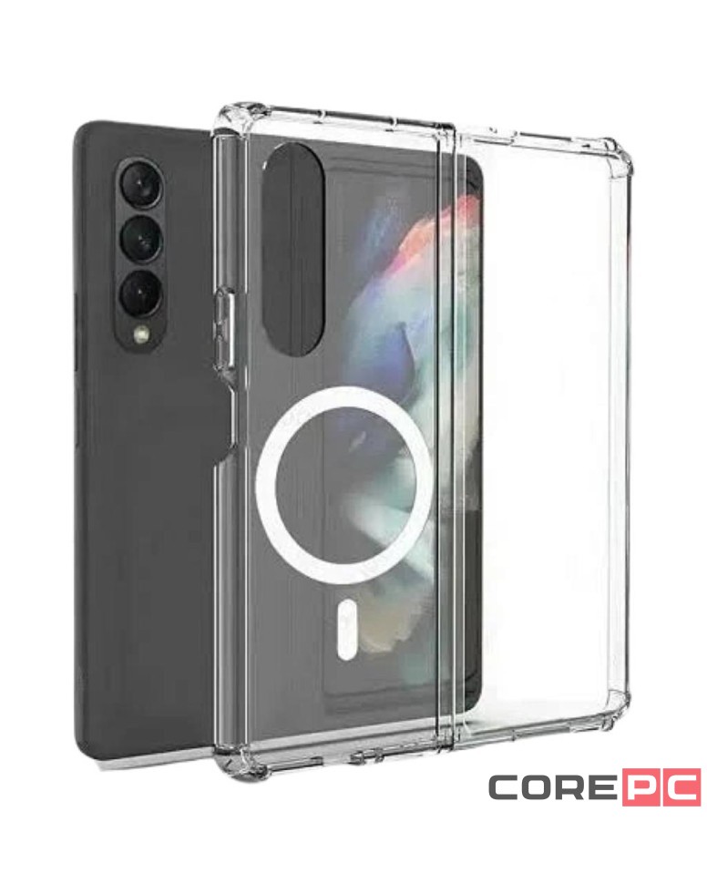 Накладка для Samsung Galaxy Z Fold 5 силикон MagSafe Clear Case