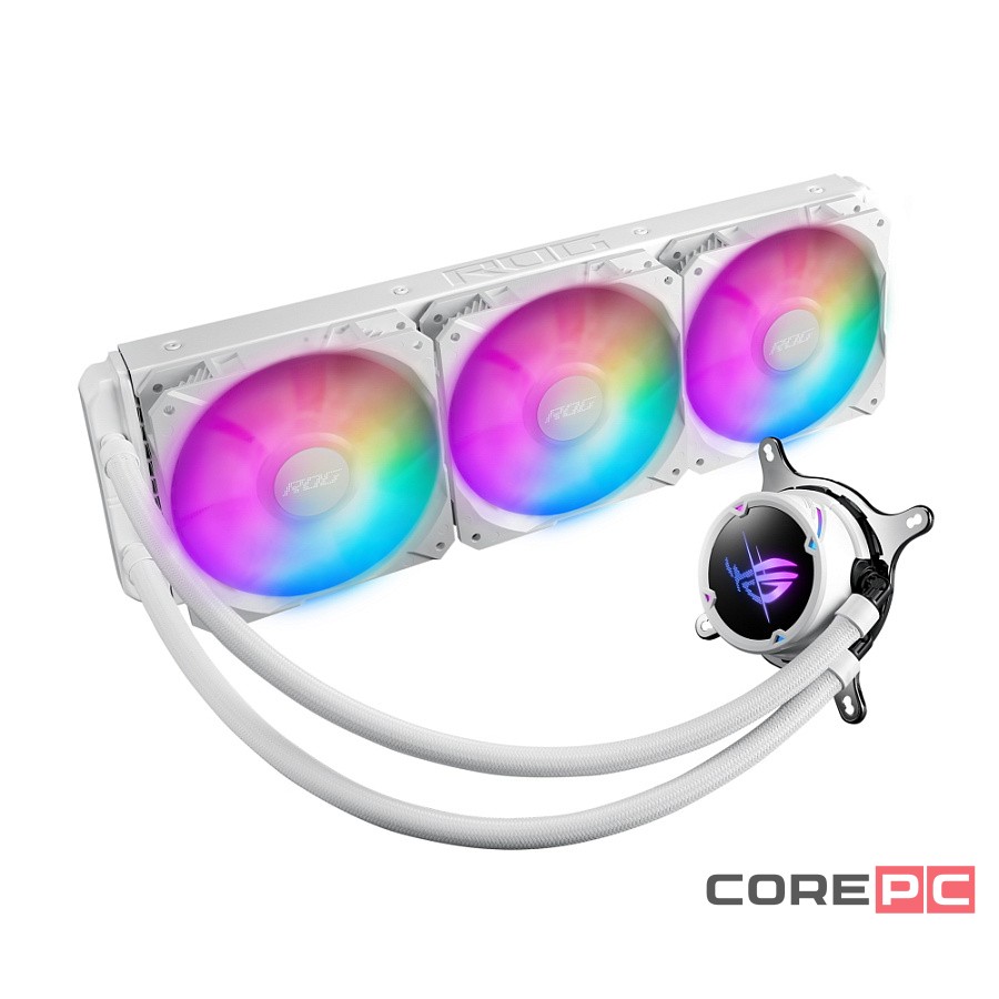 Система жидкостного охлаждения для процессора ASUS ROG STRIX LC II 360 ARGB White 90RC00F2-M0UAY2