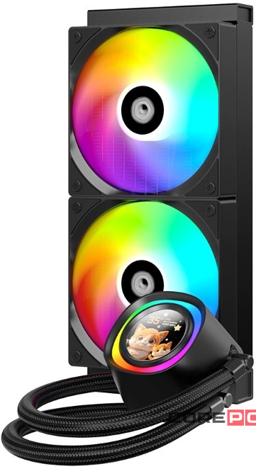 Система жидкостного охлаждения для процессора ID-COOLING FX240 LCD