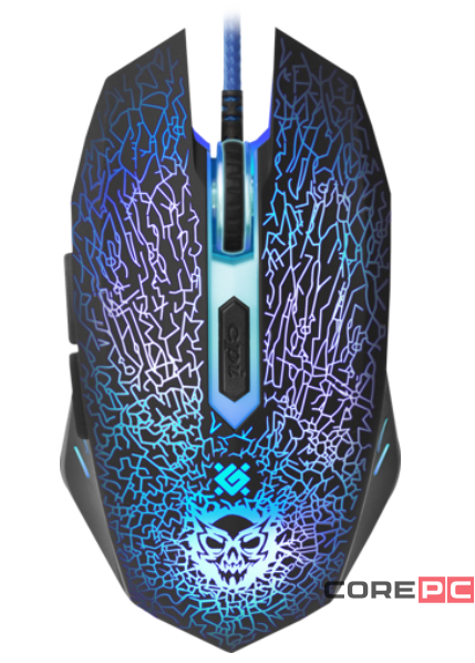 Проводная игровая мышь Defender Shock (GM-110L) USB (черный)