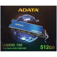 Твердотельный накопитель 512 Gb ADATA LEGEND 700 ALEG-700-512GCS