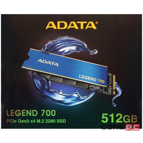 Твердотельный накопитель 512 Gb ADATA LEGEND 700 ALEG-700-512GCS