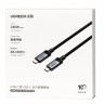 Usb Кабель-зарядка Type-C на Type-C Ugreen L701 240W 10Gbps 1м черно-серый